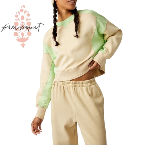 FP Movement by Free People Tops - NWT Free People FP Movement Intercept Colorblock Sweatshirt